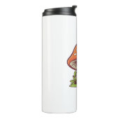 Süßer Kawaii-Stil, Pilzesuche Thermosbecher (Nach links gedreht)