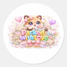 Süßer Kawaii-Teddybär-mit-Liebe-Pastell-Pin