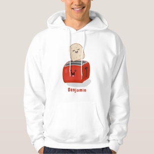 Süßer kawaii Toast und roter Toaster-Cartoon Hoodie