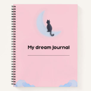 Süßer Kawaii-Traumtagebuch Pastellrosa Wolken Noti Notizblock
