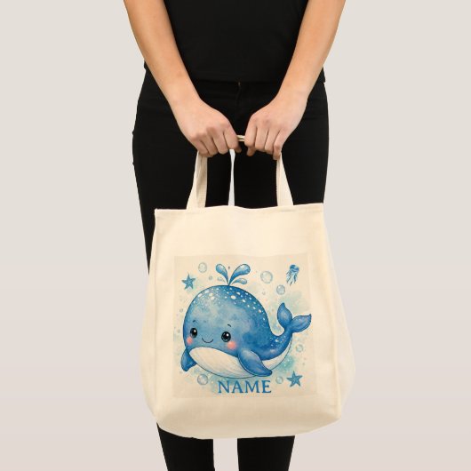 SÜßER KAWAII WAL TRAGETASCHE (Vorderseite (Produkt))
