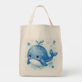 SÜßER KAWAII WAL TRAGETASCHE (Rückseite)