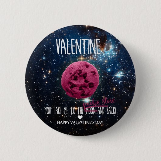 Süßer Keks für Valentine Button (Vorderseite)