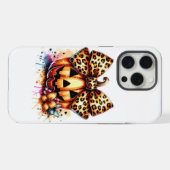 Süßer, KI-generierter Kürbis iPhone Hülle (Rückseite (Horizontal))