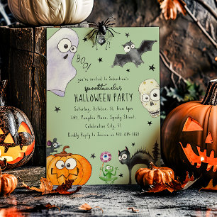 Süßer Kinder-Spaß Halloween Einladung