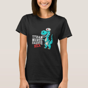 Süßer Kinderarzt Saurus Rex Krankenschwester Pfleg T-Shirt
