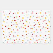 Süßer Kinderzirkus Retro Geschenkpapier Set (Vorderseite)