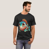 Süßer Kingklip Fisch T-Shirt (Vorne ganz)