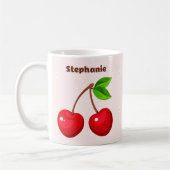 Süßer Kirsch-Geburtstag Kaffeetasse (Links)
