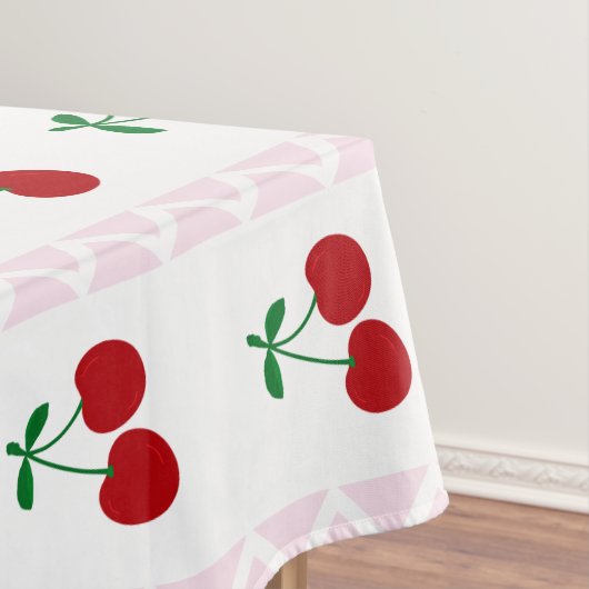 Süßer Kirsch-Geburtstag Tischdecke (Beispiel)