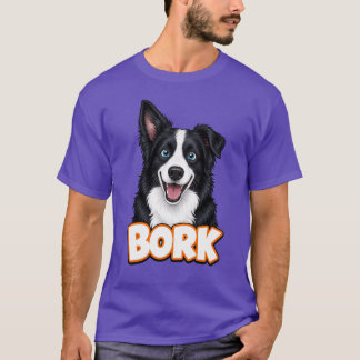 Süßer kläffender Border Collie T-Shirt