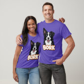 Süßer kläffender Border Collie T-Shirt (Unisex)