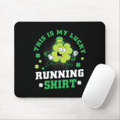 Süßer Kleeblatt-Läufer St. Patrick's Day Glücklich Mousepad (Mit Mouse)