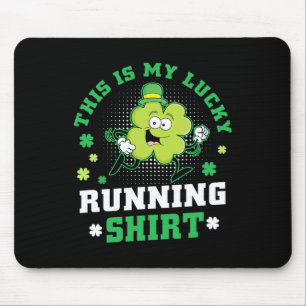 Süßer Kleeblatt-Läufer St. Patrick's Day Glücklich Mousepad