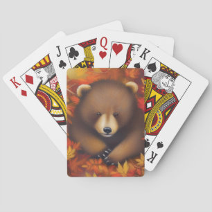 Süßer kleiner Bär Spielkarte