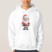 Süßer kleiner Cartoon-Weihnachtsmann Hoodie (Vorderseite)