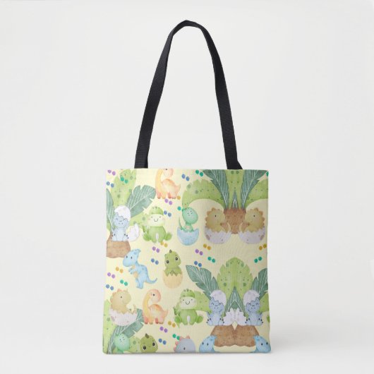 Süßer kleiner Dino Tasche (Vorderseite)