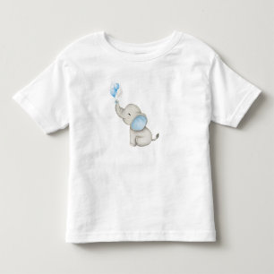 Süßer kleiner Elefant mit Ballons – Cute & Adora Kleinkind T-shirt