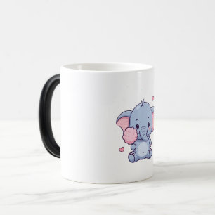 Süßer kleiner Elefant Verwandlungstasse