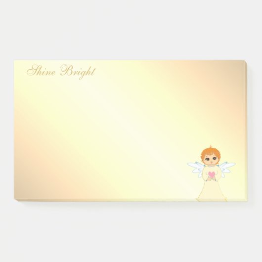 Süßer kleiner Engel Post-it Klebezettel (Vorderseite)