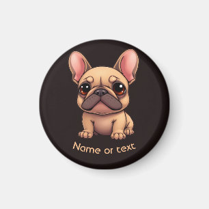 Süßer kleiner französischer Bulldogge Haustier Hun Magnet