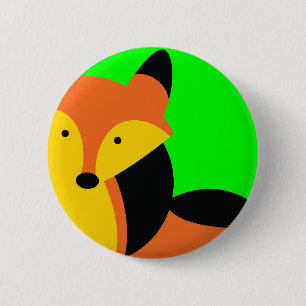 Süßer kleiner Fuchs Button