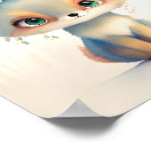 Süßer Kleiner Fuchs Poster (Ecke)