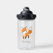 Süßer kleiner Fuchs Trinkflasche (Rückseite)