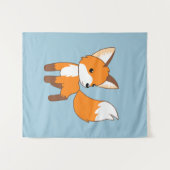 Süßer kleiner Fuchs Wandteppich (Vorderseite (Horizontal))