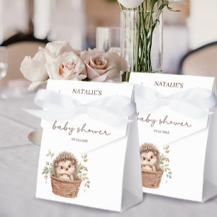 Süßer kleiner Igel Baby Shower Gast Geschenkschachtel