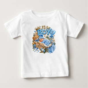 Süßer kleiner Junge Willkommen Baby T-shirt