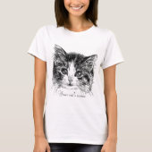Süßer kleiner Kitten T - Shirt (Vorderseite)