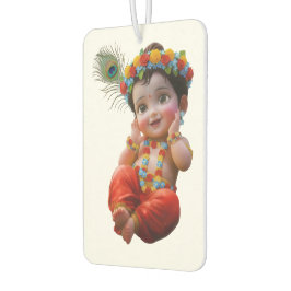 Süßer kleiner Krishna traditioneller indischer Kun Autolufterfrischer