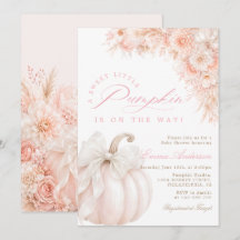 Süßer kleiner Kürbis Blumenmädchen-Baby-Party