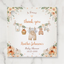 Süßer kleiner Kürbis Herbst-Baby-Party