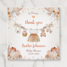 Süßer kleiner Kürbis Herbst-Baby-Party