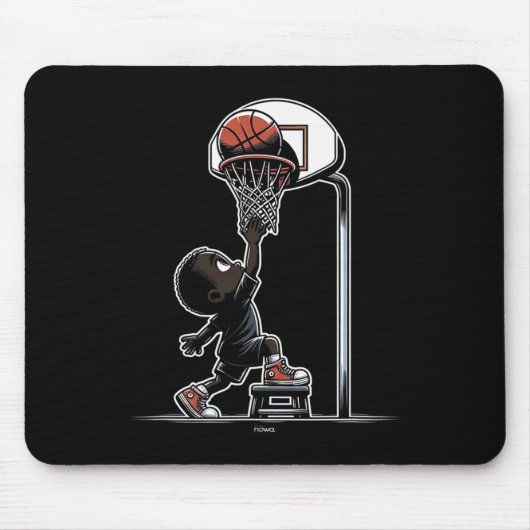 Süßer kleiner Ller braucht doch Hilfe  Mousepad (Vorne)