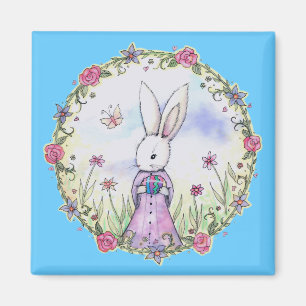 Süßer Kleiner Osterhase Kaninchen Magnet