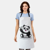 süßer kleiner Panda Schürze (Getragen)