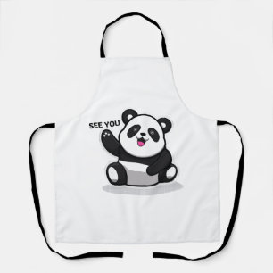 süßer kleiner Panda Schürze