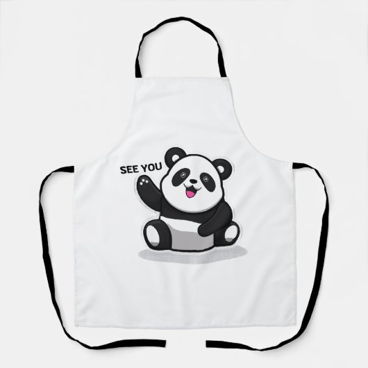 süßer kleiner Panda Schürze (Vorderseite)