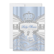 Süßer kleiner Prinz Diamond Boy Baby Shower