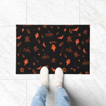 Süßer kleiner spooky Geist Schwarz Orange Hallowee