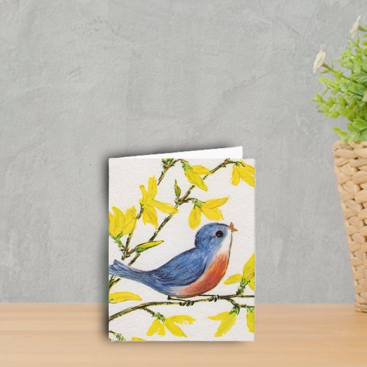 Süßer kleiner Vogel Notecard Karte