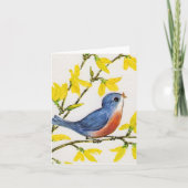 Süßer kleiner Vogel Notecard Karte (Vorderseite)