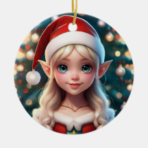 Süßer kleiner Weihnachtsmann-Christnachtself