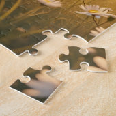 Süßer kleiner weißer Spitz-Welpe  Puzzle (Seite)