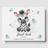 süßer kleiner Zebra Gästebuch (Vorderseite)