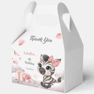Süßer kleiner Zebra Geschenkschachtel
