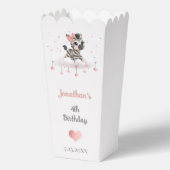 Süßer kleiner Zebra Geschenkschachtel (Rückseite)